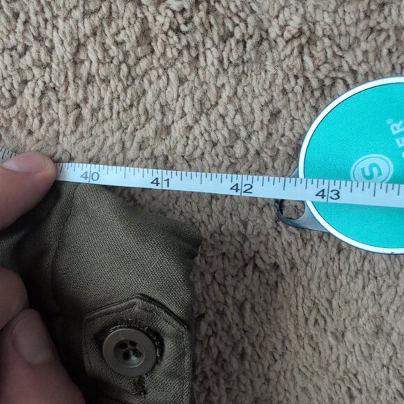 Austrian Military Surplus Lined Overalls, Olive Green/RAL7013 34 waist - Picture 7 of 10